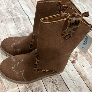 Brown Toddler Girl Boots from Carters